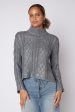 SALE - Keira Turtleneck Cable Sweater Discount