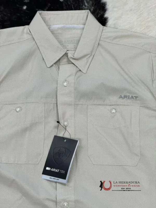 ARIAT 360 AIRFLOW SILVER LINING SHORT SLEEVE SHIRT Supply