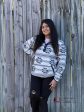 Cinch Womens Pullover Navy Brown White & Aztec Pattern Online