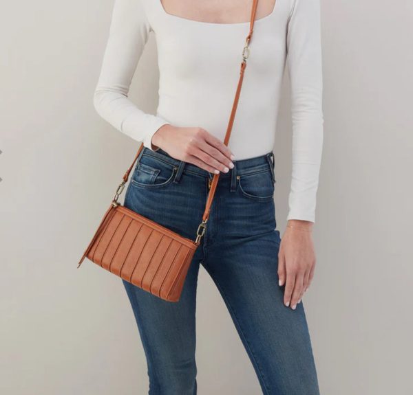 Darcy Crossbody Burnished Caramel For Sale