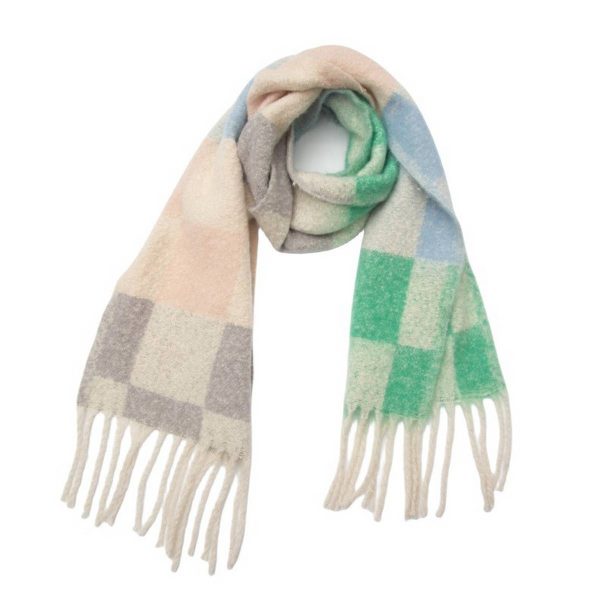 Checkered TASSEL PLAID SCARF *more colors* For Cheap