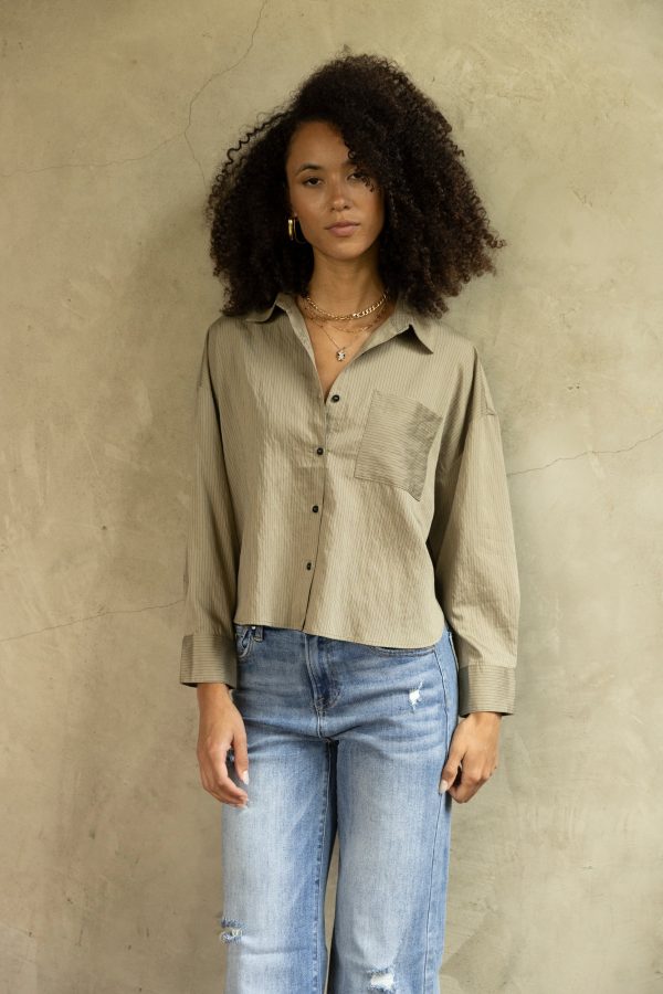 SALE - Evans Button Down Blouse Online Hot Sale