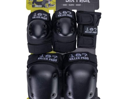 187 KILLER PADS ADULT SIX PACK PAD SET Online now