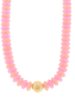 Chantelle Metal and Color Rondelle Beads Necklace For Discount