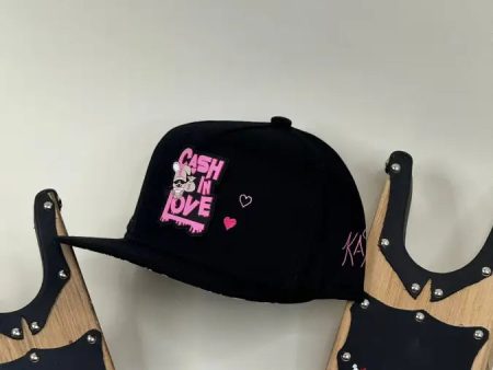 KAS PINK CASH IN LOVE BLACK CAP Fashion