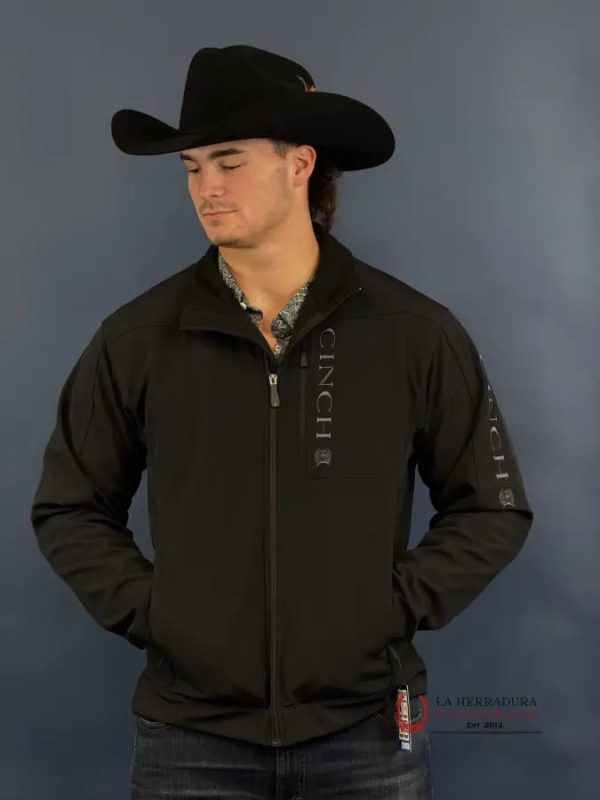 CINCH MENS BONDED CONCEALED CARRY JACKET- BLACK 3014 For Cheap