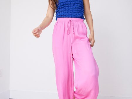 SALE - Robbi Satin Wide Leg Pant Fashion