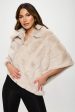 Fur Zip Poncho Online