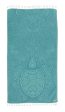 SAND CLOUD MINT SWIRL TURTLE TOWEL For Sale