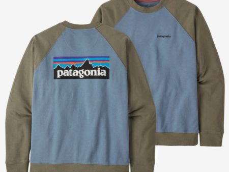 PATAGONIA P-6 LOGO ORGANIC CREW MENS SWEATSHIRT Fashion