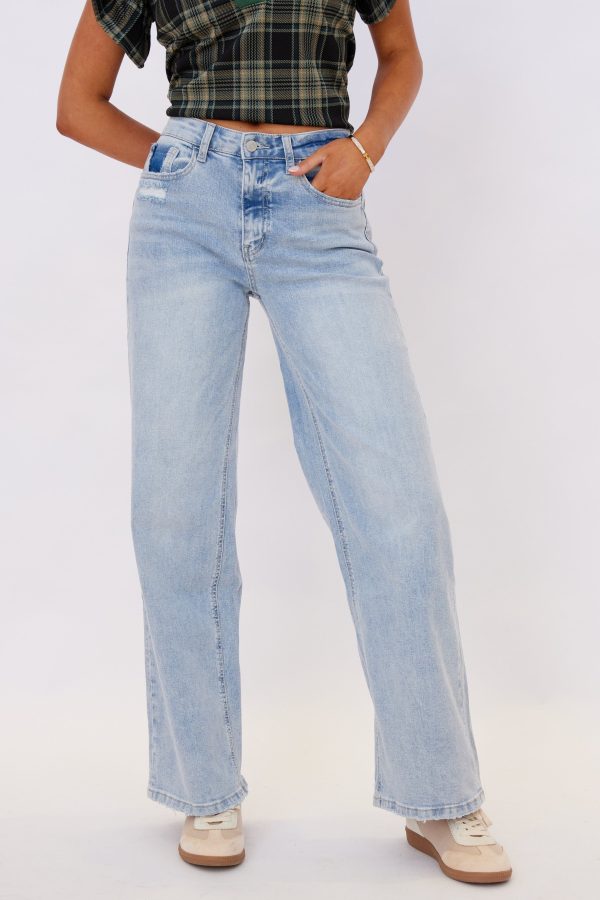 Shepherd High Rise Super Wide Leg Jean For Sale