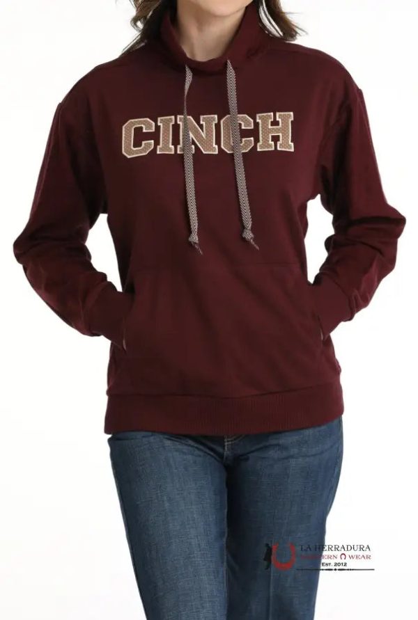 CINCH WOMENS FRENCH TERRY HOODIE - PURPLE Supply