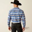 ARIAT CLASSIC  RYDER ROYAL BLUE LONG SLEEVE SHIRT on Sale