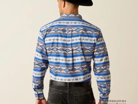 ARIAT CLASSIC  RYDER ROYAL BLUE LONG SLEEVE SHIRT on Sale