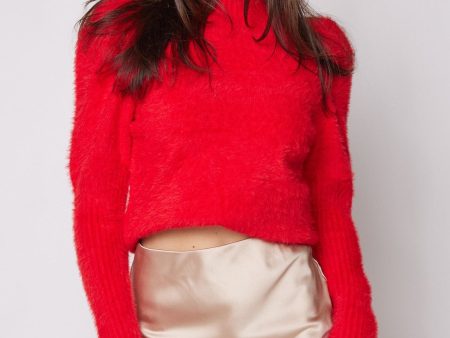 SALE - Evelyn Puff Shoulder Mohair Sweater Online Hot Sale