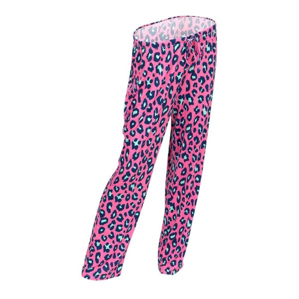 Hot Pink Leopard PJ Pants on Sale