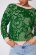 SALE - Michaela Lace Knit Pattern Sweater Supply