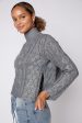 SALE - Keira Turtleneck Cable Sweater Discount