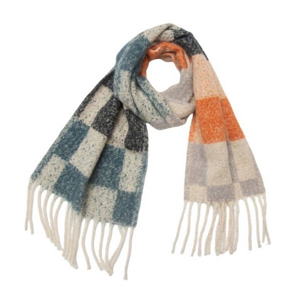 Checkered TASSEL PLAID SCARF *more colors* For Cheap