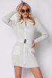 Dawn Belted Rib Knit Sweater Dress For Discount