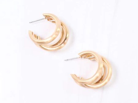 Fishel Triple Hoop Earring Online