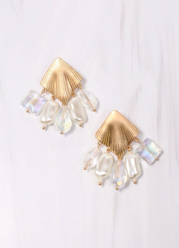 Hebron Embellished Drop Earring Cheap