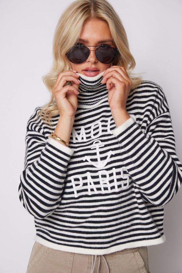 Cynthia  Amour Paris  Stripe Sweater Fashion