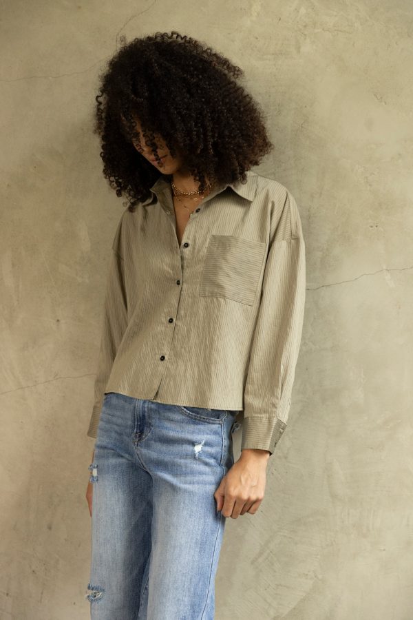 SALE - Evans Button Down Blouse Online Hot Sale