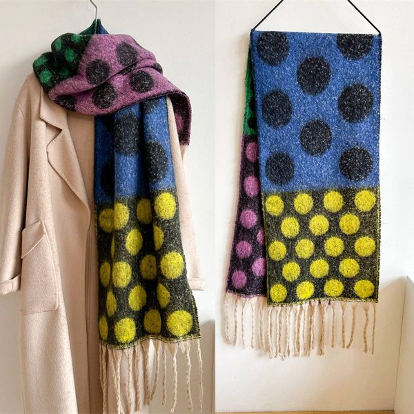 RETRO POLKA DOT SCARF Discount