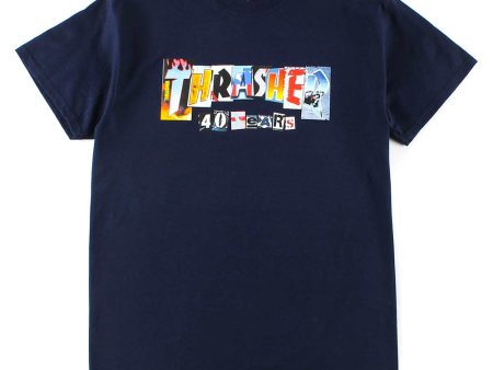 THRASHER 40 YEARS MENS T-SHIRT on Sale