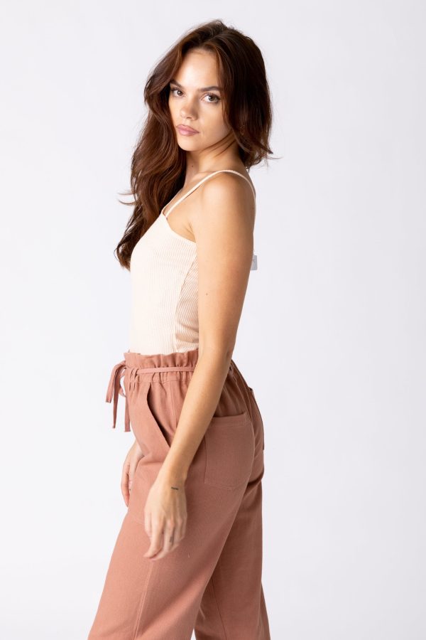 SALE - Rosie Waffle Knit One Shoulder Top Cheap