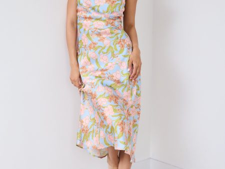 SALE - Logan Floral Midi Slip Dress Online Hot Sale