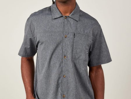 686 CANOPY WOVEN SHORT SLEEVE BUTTON DOWN MENS SHIRT Cheap