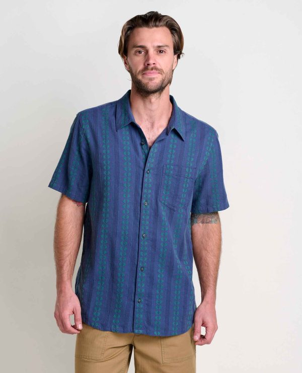 TOAD&CO TREESCAPE SHORT SLEEVE BUTTON DOWN MENS SHIRT Online