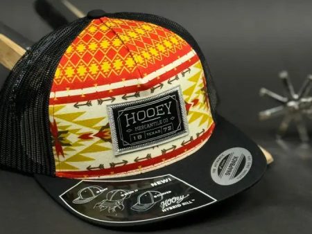 HOOEY GOLD RED AZTEC BLACK CAP Online Sale