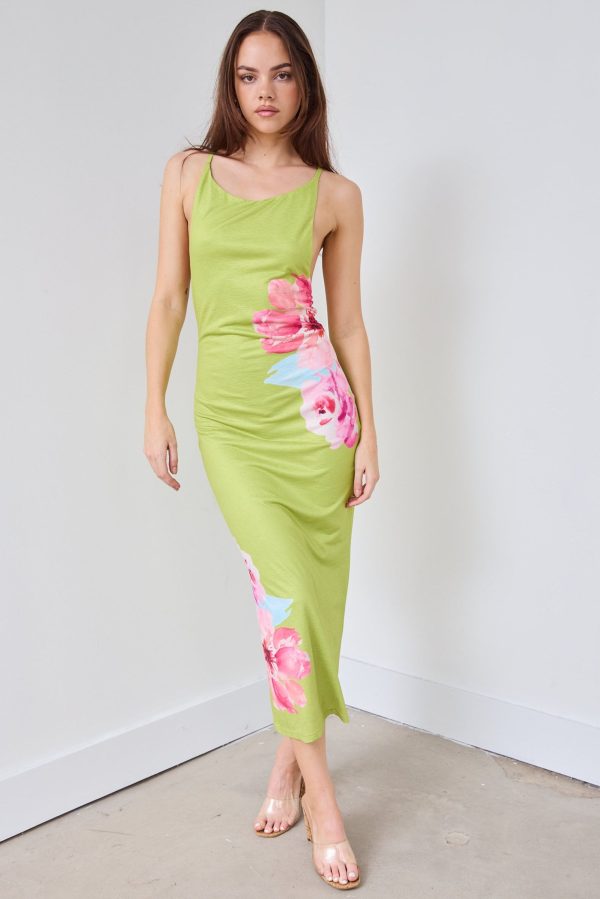 SALE - Mora Floral Print Midi Dress Online