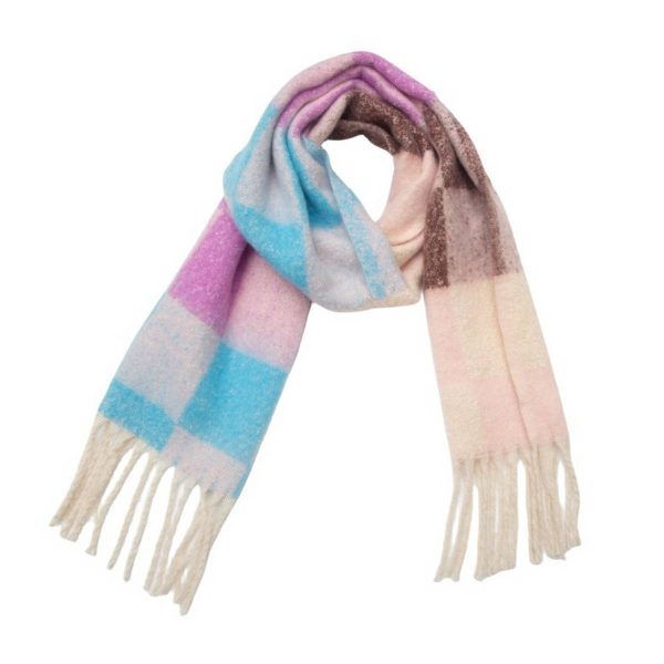 Checkered TASSEL PLAID SCARF *more colors* For Cheap