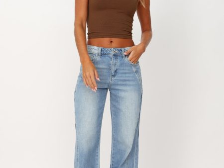 Rivers High Rise Wide Leg A-Line Jeans Discount