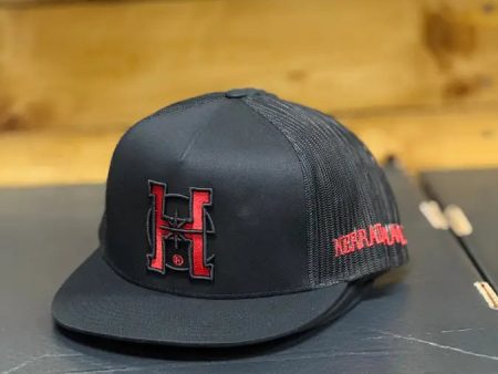 HERRADERO BLACK RED CAP Hot on Sale