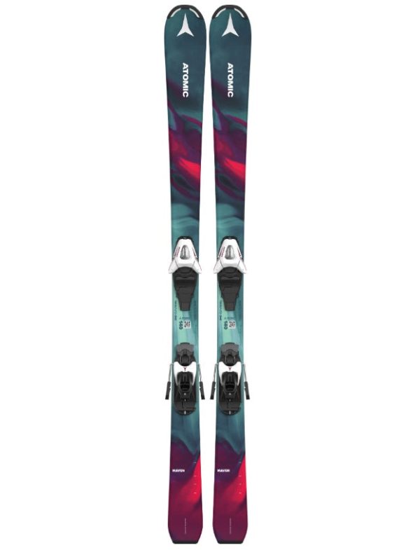 ATOMIC MAVEN GIRL 130-150 + C5 GW BINDING JUNIOR SKI PACKAGE Online now