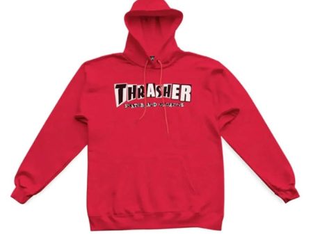 THRASHER BAKER X THRASHER MENS HOODIE Hot on Sale