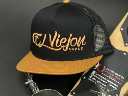 EL VIEJON BRONZE LOGO BLACK CAP Online Sale