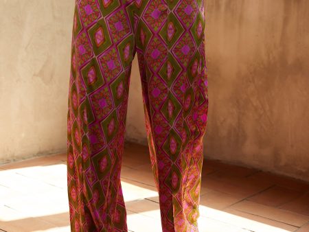 SALE - Jules Printed Pants For Cheap