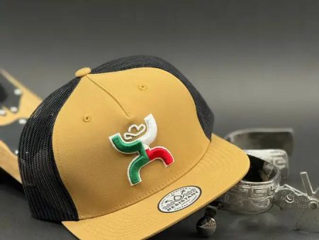 HOOEY MAN MEXICO COLOR LOGO LIGHT ORANGE CAP Online Hot Sale