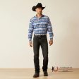 ARIAT CLASSIC  RYDER ROYAL BLUE LONG SLEEVE SHIRT on Sale