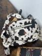 WRANGLER BROWN COW PRINT CROSSBODY MEDIUM on Sale