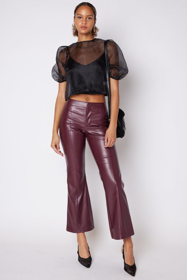 SALE - Tate Faux Leather Trouser Fashion