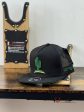 LOST CALF CACTUS GREEN LOGO BLACK CAP Fashion