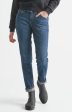 DUER FIRESIDE FLEECE LINED DENIM GIRLFRIEND WOMENS PANT Online Hot Sale