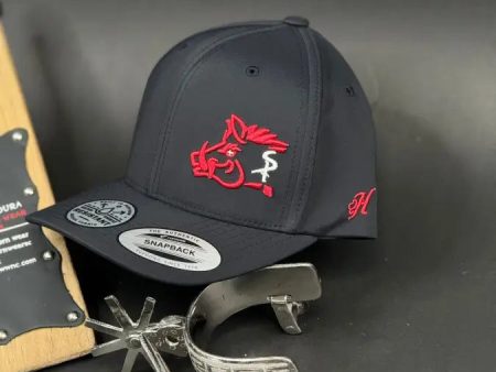 HOOEY SIDE HOG RED DETAIL BLACK CAP For Sale